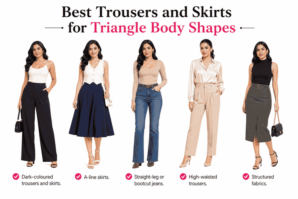 How To Dress A Triangle Body Shape image