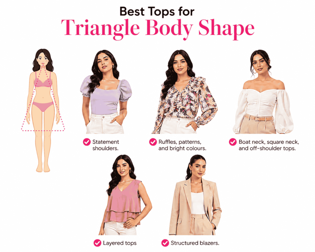 How To Dress A Triangle Body Shape image