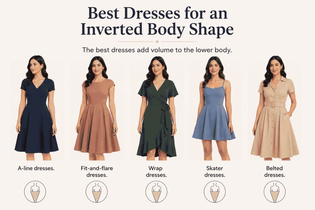 How To Dress An Inverted Triangle Shape image