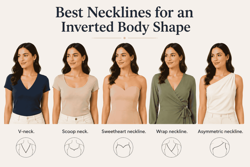 How To Dress An Inverted Triangle Shape image