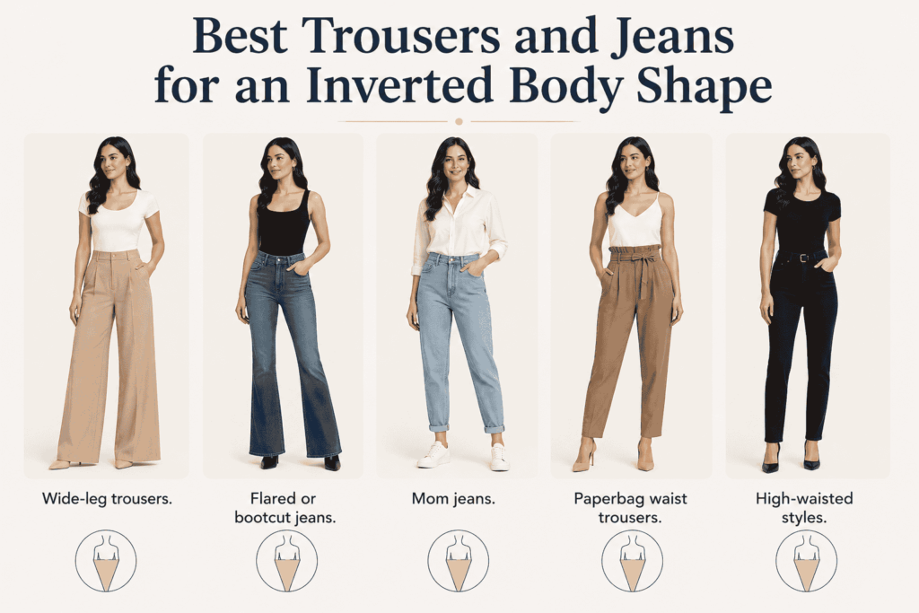 How To Dress An Inverted Triangle Shape image