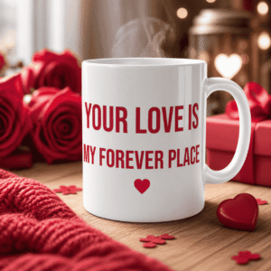 your love is my forever place mug