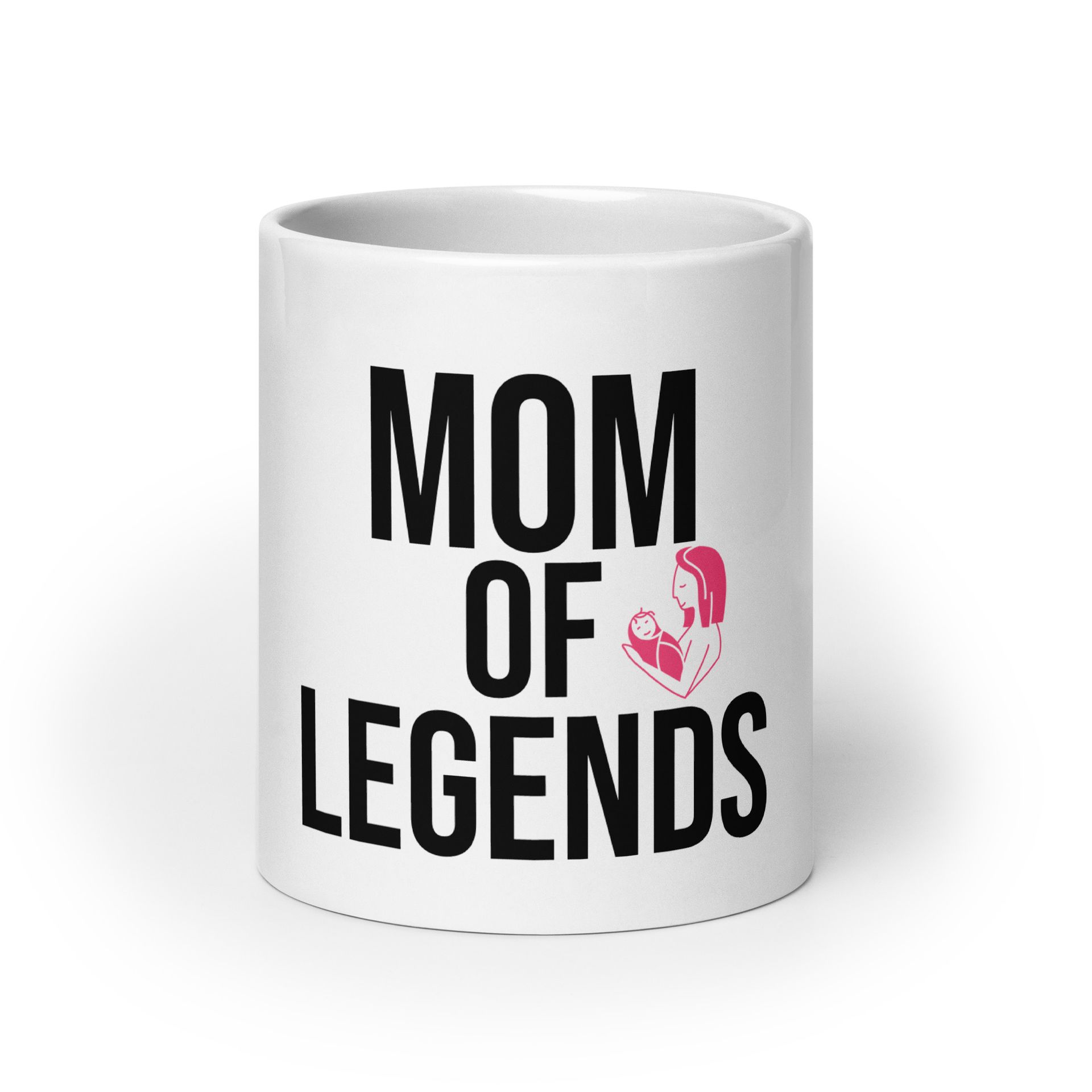 mom of legends white glossy mug mom of legends white glossy mug